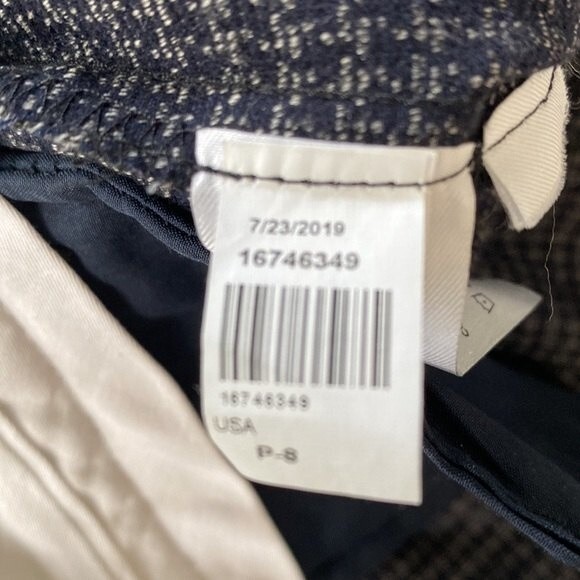 Loft Houndstooth High Waist Straight Wide Leg Trousers Soft Stretchy Academy - Picture 12 of 14